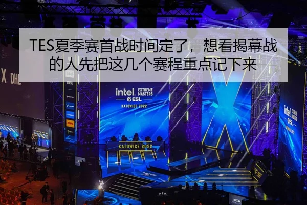 TES夏季赛首战时间定了，想看揭幕战的人先把这几个赛程重点记下来